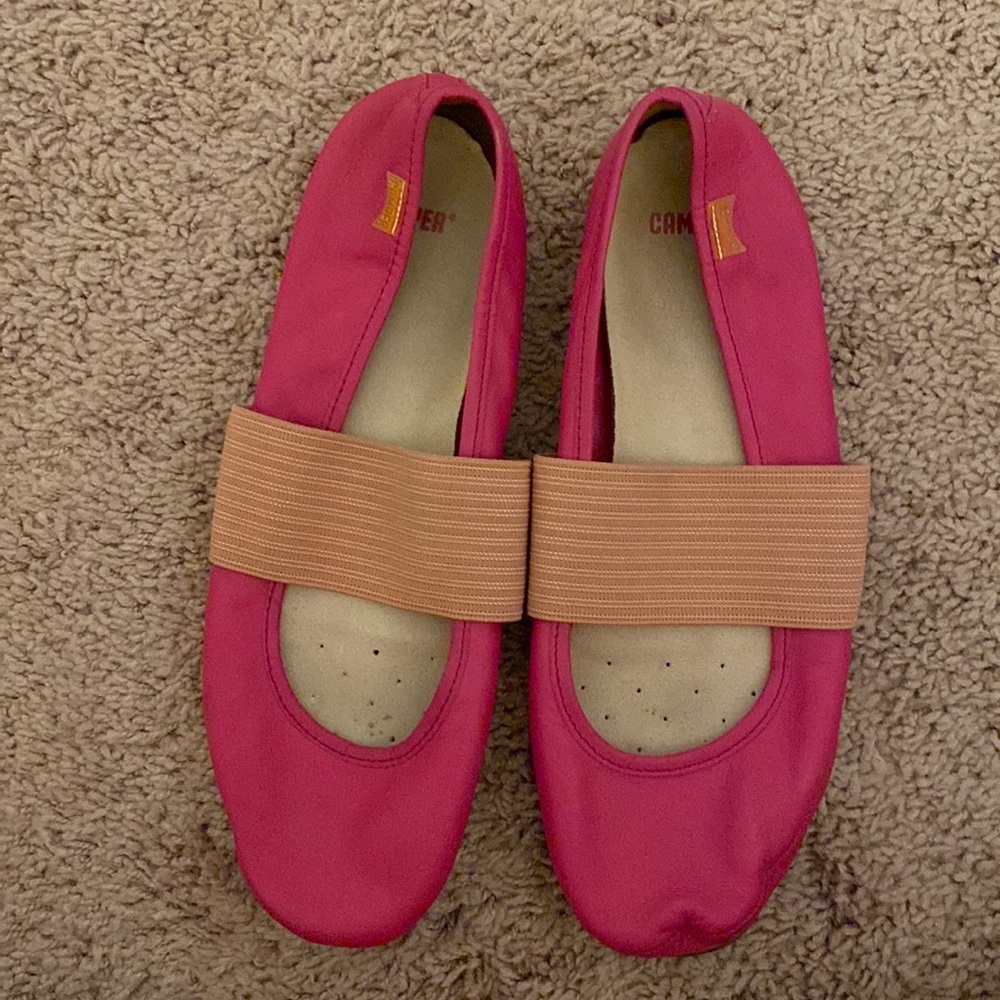 Camper Leather Ballet Flats